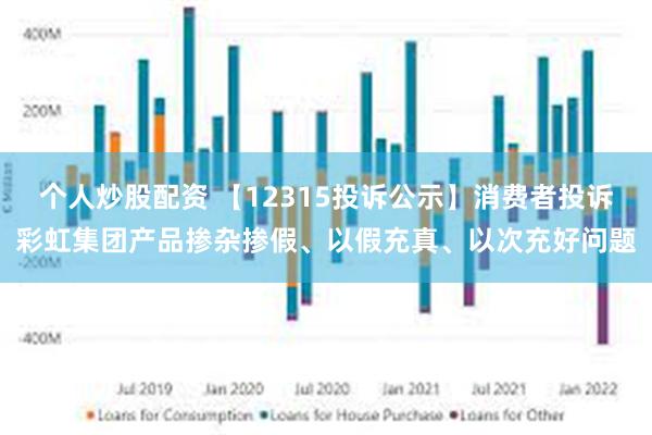 个人炒股配资 【12315投诉公示】消费者投诉彩虹集团产品掺杂掺假、以假充真、以次充好问题