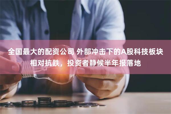 全国最大的配资公司 外部冲击下的A股科技板块相对抗跌，投资者静候半年报落地