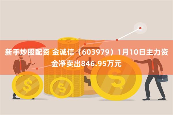 新手炒股配资 金诚信（603979）1月10日主力资金净卖出846.95万元